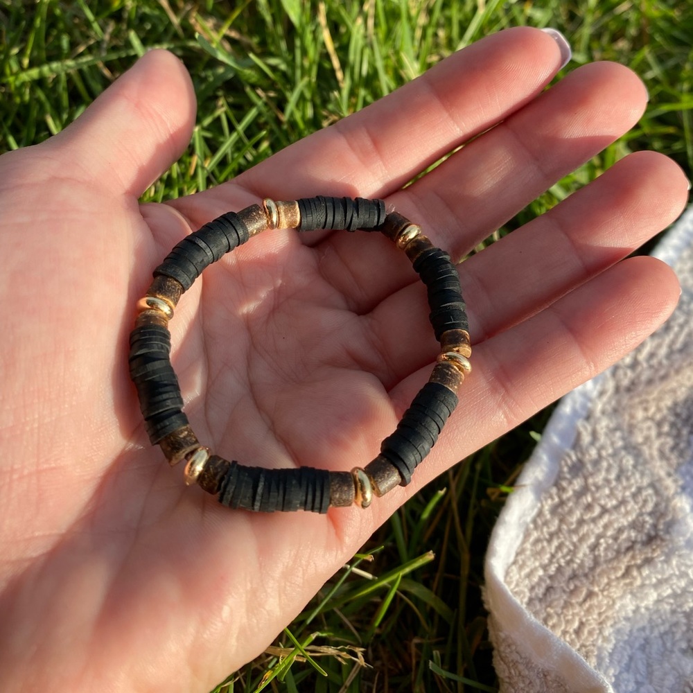 Handmade heishi bracelet